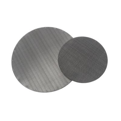 China Single High Quality Black Steel Woven Wire Mesh Filter Screen Spot Welded Steel Micro Filter for sale