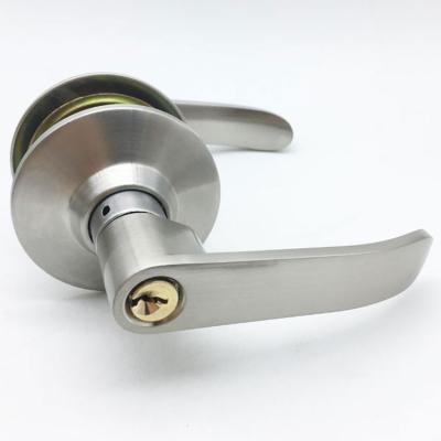 China Cheap Security Latch Entry Machine Aluminum Alloy Privacy Household Ferreteria Handle Price Room Lever Handle Cylindrical Lock for sale