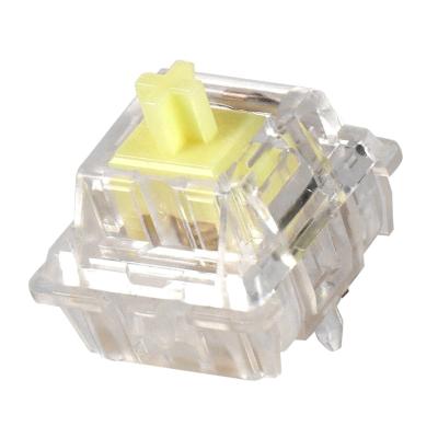 China JWICK Creamy Yellow L1 55g Wireless Mechanical Keyboard JWK KeySwitch Linear Switch with Gold Plated Spring for sale