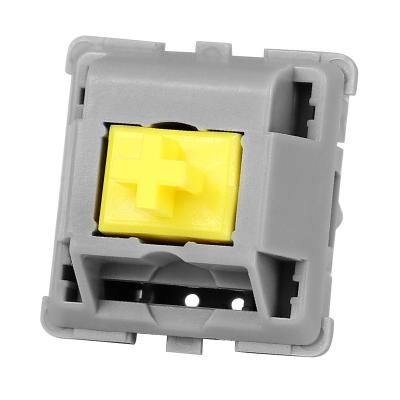 China JWICK Wireless Tactile Switch with Full T1 POM Housing Sunflower Style JWK KeySwitches 67g for DIY Keyboards for sale