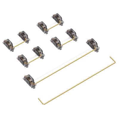 China JWICK Wireless Stabilizer with Transparent Gold Plated V2 Screw-in JWK PCB Mount Stabilizers 2U 6.25U 7U for Mechanical Keyboard for sale