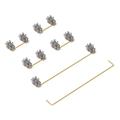 China JWICK Wireless Smokey Plate Stabilizers With Gold Plated Wire JWK Mechanical Keyboard Plate Mounted Stabilizers 2U 6.25U 7U for sale