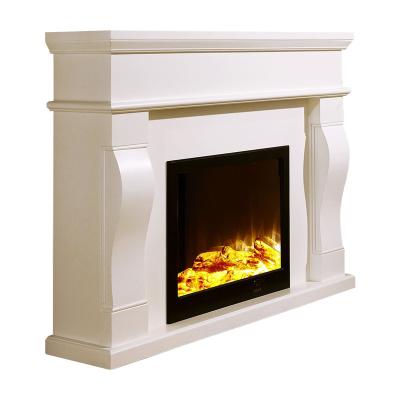 China Modern Minimalist American Electric Fireplace Heating Hotel Home Decor Decorative Mantel Shelf for sale