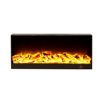 China Decorative Simulated Adjustable Electric Fireplace Heater Recessed Electric Fireplace Hotel Flame Electric Fireplace for sale