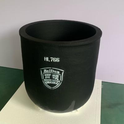 China Conventional Type Crucible Round Silicon Carbide Graphite Crucible For Melting Copper for sale