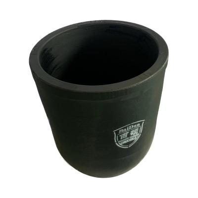 China Durable Performance Cylindrical Carbon Crucible Graphite with Smooth Surface Finish for sale