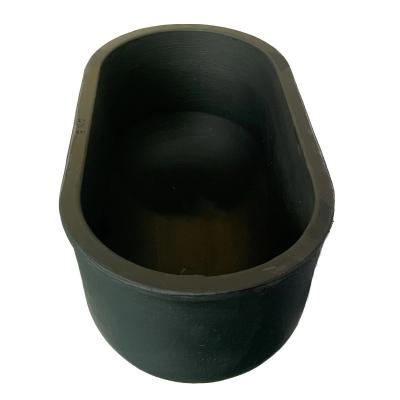 China 15.5kg Capacity Cylindrical Graphite Clay Crucible For Melting / Casting for sale