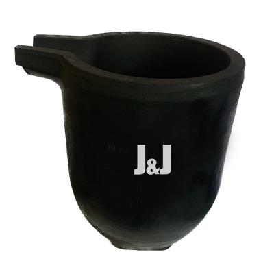 China Round Crucible For Melting Copper Heat Conductivity Graphite Crucible Pot for sale