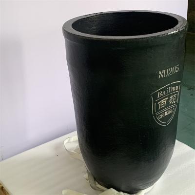 China Baidun Crucible Zinc Oxide Melting Crucible Silicon Carbide Graphite for sale