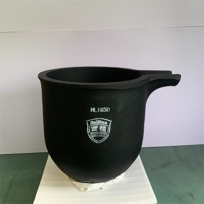 China High Performance Graphite Clay Crucible For Non Ferrous Metal Casting In Industrial for sale