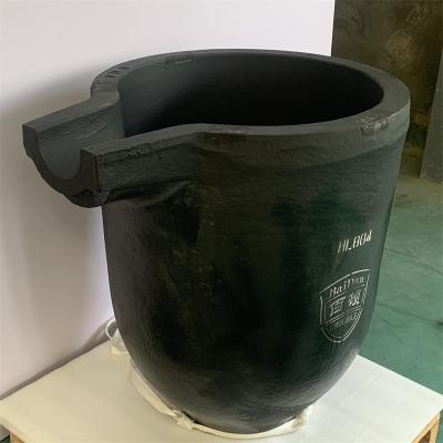 China Industrial SiC Thermal Shock Resistant Silicon Carbide Graphite Crucible With Nozzle en venta