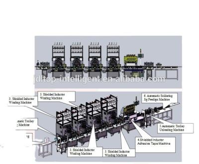 China Factory Shielderd Inductor Production Line Electronic Components Making Machine From JDL for sale