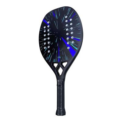 China Soft Twill EVA Filling Beach Ball Racket EVA Core New Style Beach 3K Tennis Rackets Carbon Fiber for sale