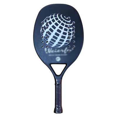 China EVA Core High Quality Carbon Fiber EVA Filling Beach Paddle Ball Soft Racket for sale