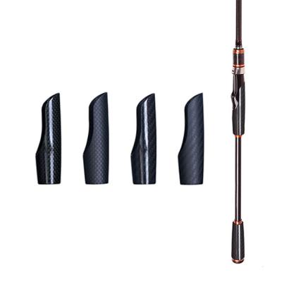 China 100% Carbon Fiber Wholesale Fishing Rod Building Carp Fishing Rod Detachable Components Split Handle Forehand Handle for sale