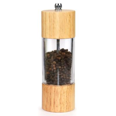 China Shinewood Viable Mill Wood Manual Salt and Pepper Grinder for sale