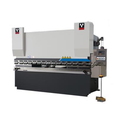 China Construction material shops 125t3200 NC e21 plate bending machine cnc da52s hydraulic sheet metal press brake price for sale