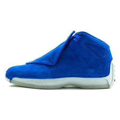 China AJ Retro Fashion Air White College Basketball Rubber High Top Sport Running Blue 18 Sports Shoes for sale