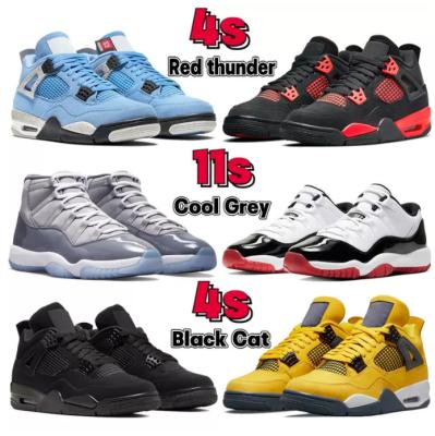 China New Fashion Rubber Brand High Quality Running Shoes 4 Sneakers 4s Basketball Sports Jordan Shoes For Men for sale