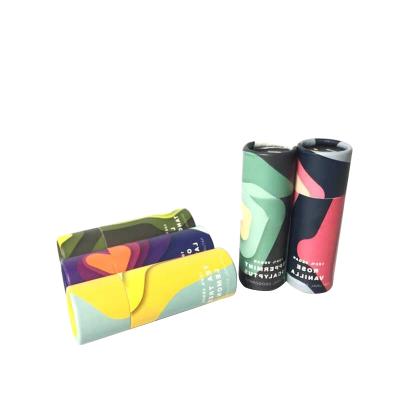 China Recycled Materials Cardboard Gift Box Paper Lipstick Tube Deodorant Stick Container Packaging Round Full Color Boxes for sale