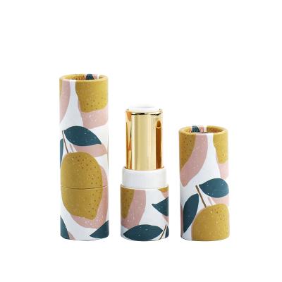 China New Recycled Magnetic Paper Materials Lip Balm Tubes Packaging Boxes Eco Friendly Biodegradable Custom Logo Gift Box for sale