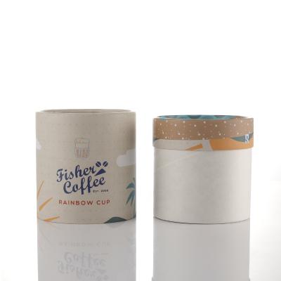 China Recyclable high quality paper box for coffee tube paper cans cylinder box wholesale paper tube for sale