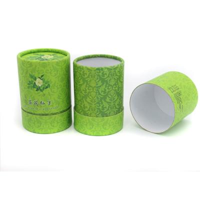 China Recyclable Cylindrical Round Paper Boxes Customized Printing Cylinder Packaging Box for sale