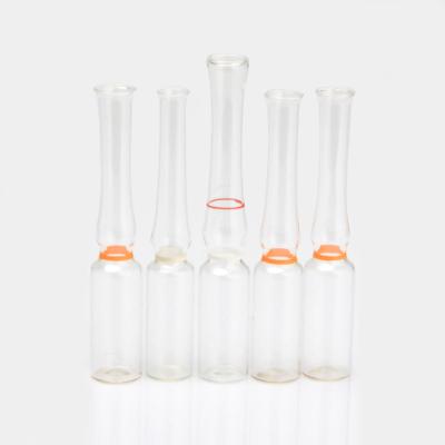 China Slim Custom Logo Printed Slimming Custom Clear Glass Ampoule Ampoule Bottle for sale