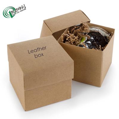 China Small Recycled Brown Materials Kraft Paper Tea Boxes Packing Kraft Paper Tea Box For Sale for sale