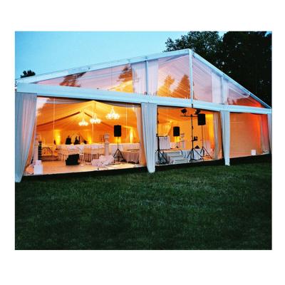 China Event Wall Tent Clear Frames White Outdoor Wedding Tents 500 People for sale