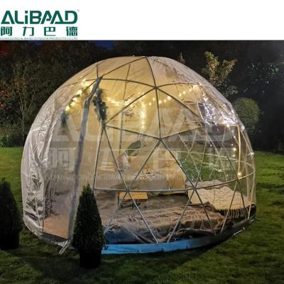 China Luxury Outdoor Exhibition Garden For Events Outdoor Geodesic Clear Bubble Tent 3m Clear Round Dome Tent For Sale for sale