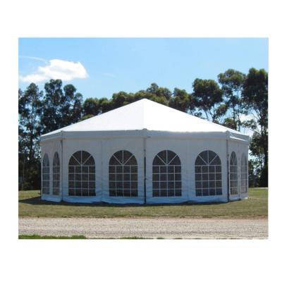 China Water Resistant Nigeria Hexagon Dome Tents For Weddings Pagoda Tent Used for sale