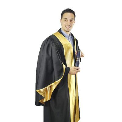 China Graduation Doctoral Gown American Style Regalia Academic Regalia With Graduation Tube for sale