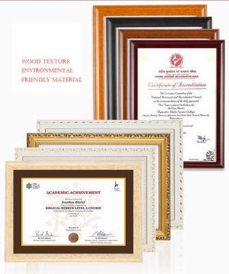 China Wholesale Diploma / Certificate Woodiness / Frame Honor Graduation Diploma Cover Certificate Holder or Photo Frame for sale