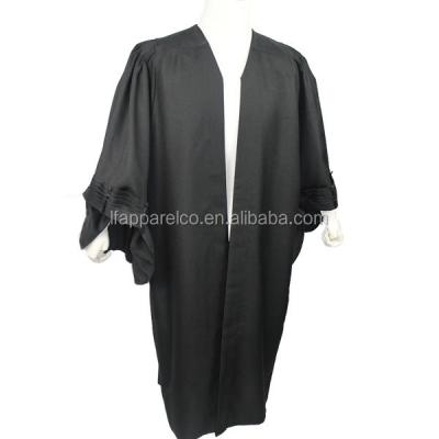 China Wholesale Top Quality Lawyer Robe Lawyer Robe, Legal Robe, Judge Robe Including A Lawyer's Tie for sale