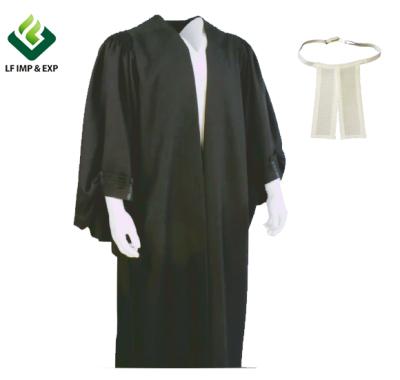 China Wholesale Lawyer Robe Top Quality Lawyer Robe, Lawyer Robe, Legal Robe, Judge Robe Including A Lawyer's Tie for sale