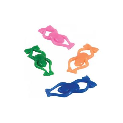 China Custom Hot Sales Plastic Educational Children Toys Plastic Stretchy Flying Frogs for sale