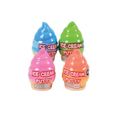 China 2022 Plastic A Crazy Big New Design Ice Cream Sludge Kit Educational Toys Cup Cake Mud Putty Cotton Mud Fluffy Mud for sale