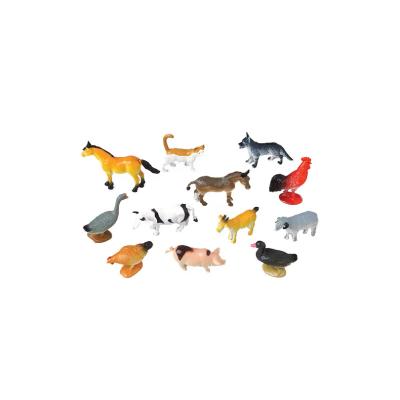 China Plastic Custom Your Own Design Bulk Kids Plastic Figure Small Mini Farm Animal Toys for sale