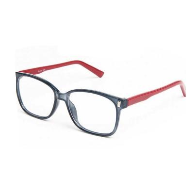 China Black Frame CP Glasses Men Optical Frames Womens Metal Eyeglasses Unique Hinges And Red Arms for sale