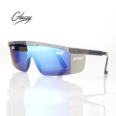 China Fashion Sunglasses Customize Logo 2022 New Design One Piece Glass Sports Sun Glass Bicycle Sporty Men Sports Sun Glasses for sale