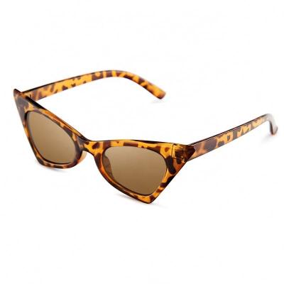 China Fashion Sunglasses 2022 Women Retro Cat Eye Sunglasses Frame Brand Sun Glasses Fashion Designer Glasses Wholesale Small for sale