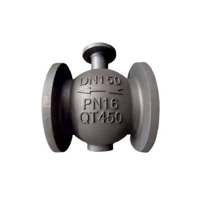 China Pump Accessories High Performance Customized Ductile Iron Valve Body For Pump Accessories Sand Casting Parts for sale