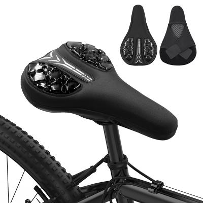 China Reduce New Design Pressure Black Bicycle Saddle Cover Seat Cover Saddle Recycling Cover for sale