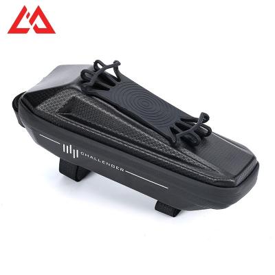 China Large-capacity interior and below MLD reflective brand custom waterproof riding bicycle triangle pocket bike sight bag for sale