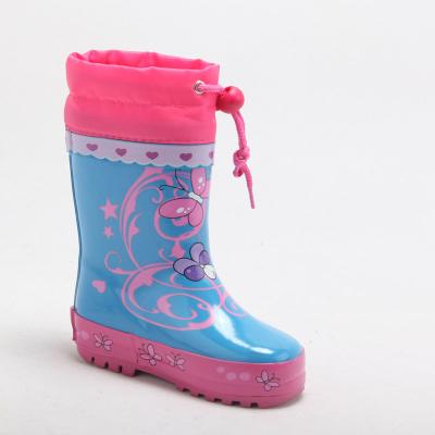 China 2014 fashion kids rubber rubber boots for sale