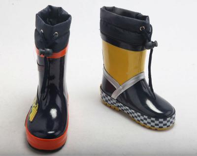 China 2014 fashion kids rubber rubber boots for sale