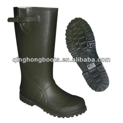 China Adjustable Strap and V-Gusseted Gusset Fish Rubber Rain Boots, Waterproof Fishing Boots for sale