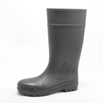 China 100% PVC Boot Rubber Boots Safety Work Rain Boots Waterproof Protective Shoes For Construction Cultivating Mining Industry for sale