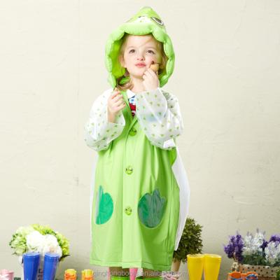 China Hotsale Cute Kids Long Raincoats PVC PVC Rain Coats For Kids Animals Raincoats With Hat for sale